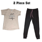 Women's Silky Soft Cozy Pajama/Lounge 2 pc Set (Multiple Sizes)